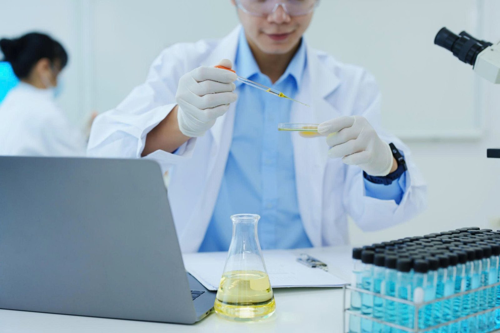 Laboratory resin research